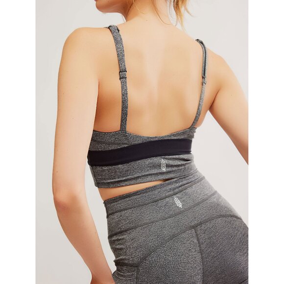 FP MOVEMENT Mountain Colorblock Crop Cami / Black Combo - Picture 2 of 8